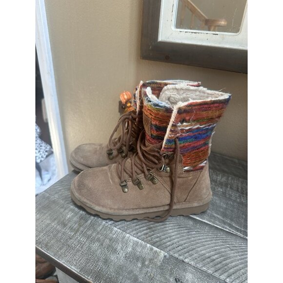 BEARPAW Women's Maria Twilight Suede Boot Size 7 - Picture 1 of 5